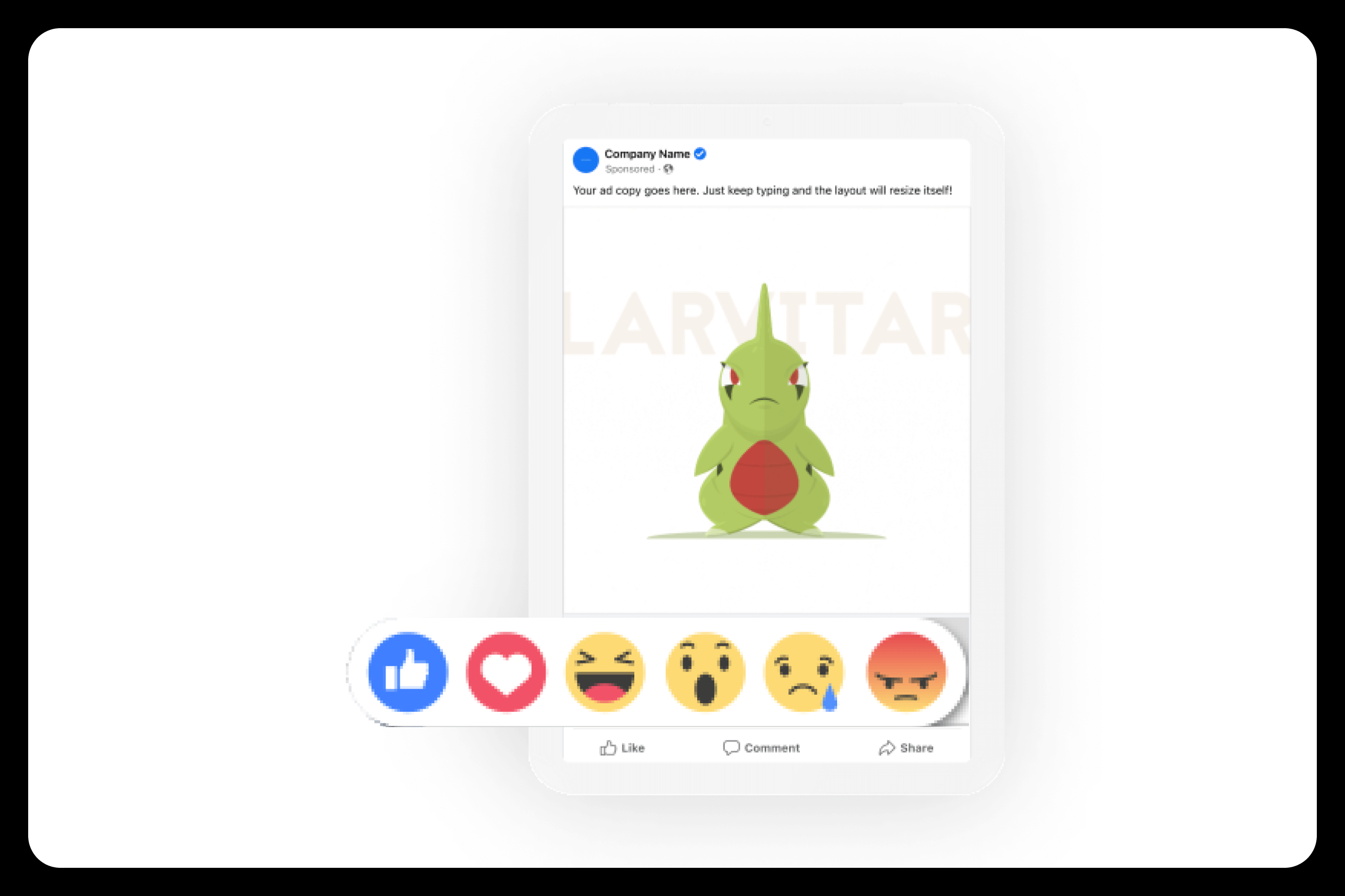  Facebook React options by using micro-interactions for improved UX.