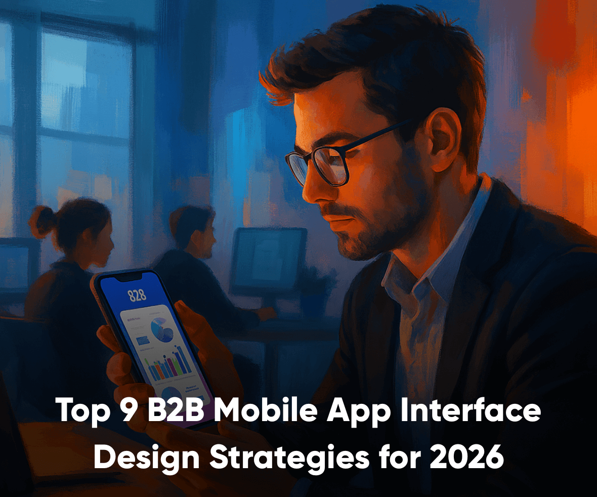 Top 9 B2B Mobile App Interface Design Strategies for 2026