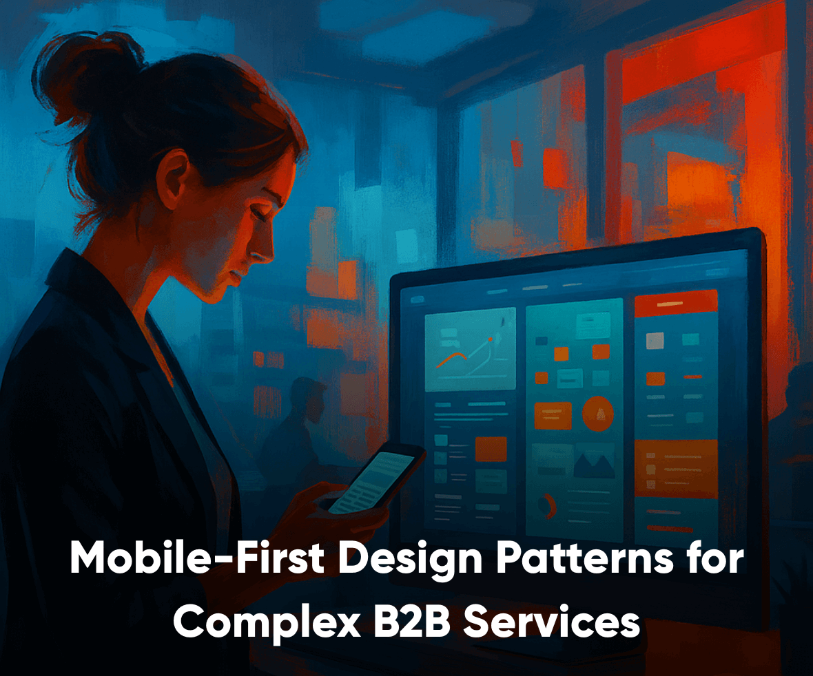 Mobile-First Design Patterns for Complex B2B Services