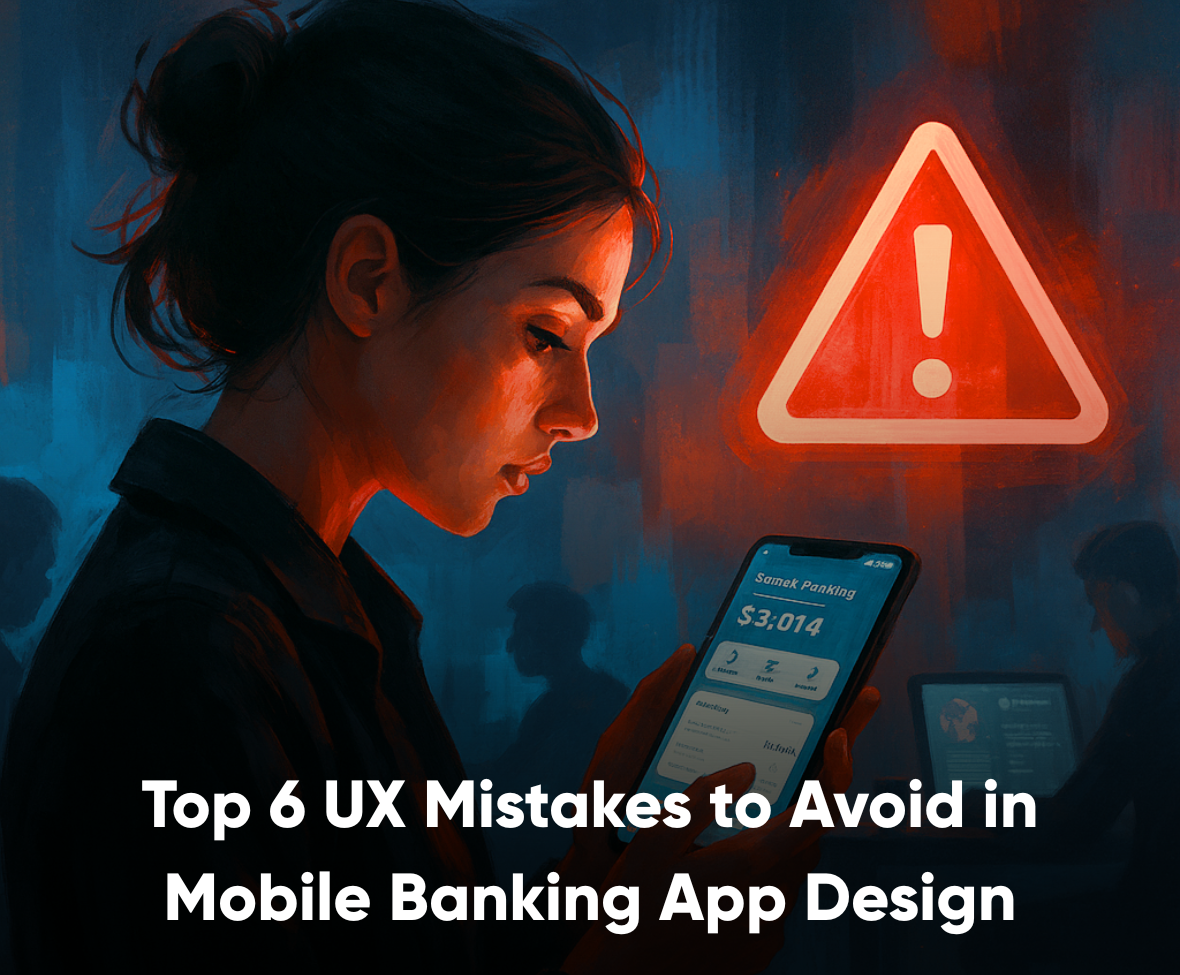 Top 6 UX Mistakes to Avoid in Mobile Banking App Design