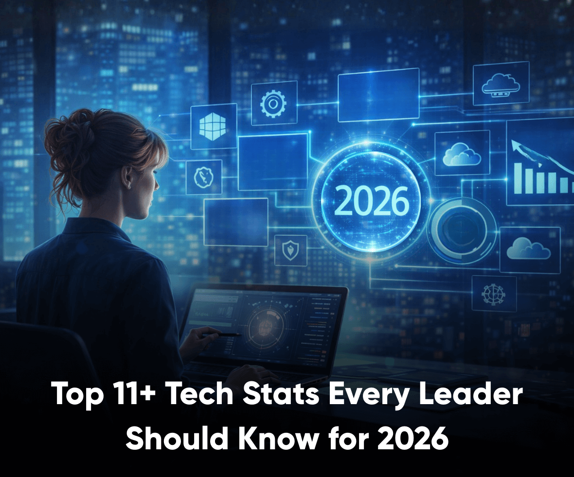 Top 11+ Tech Stats Every Leader Should Know for 2026