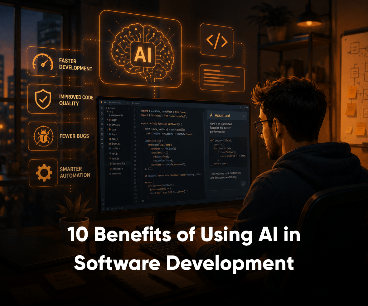 10 Benefits of Using AI in Software Development