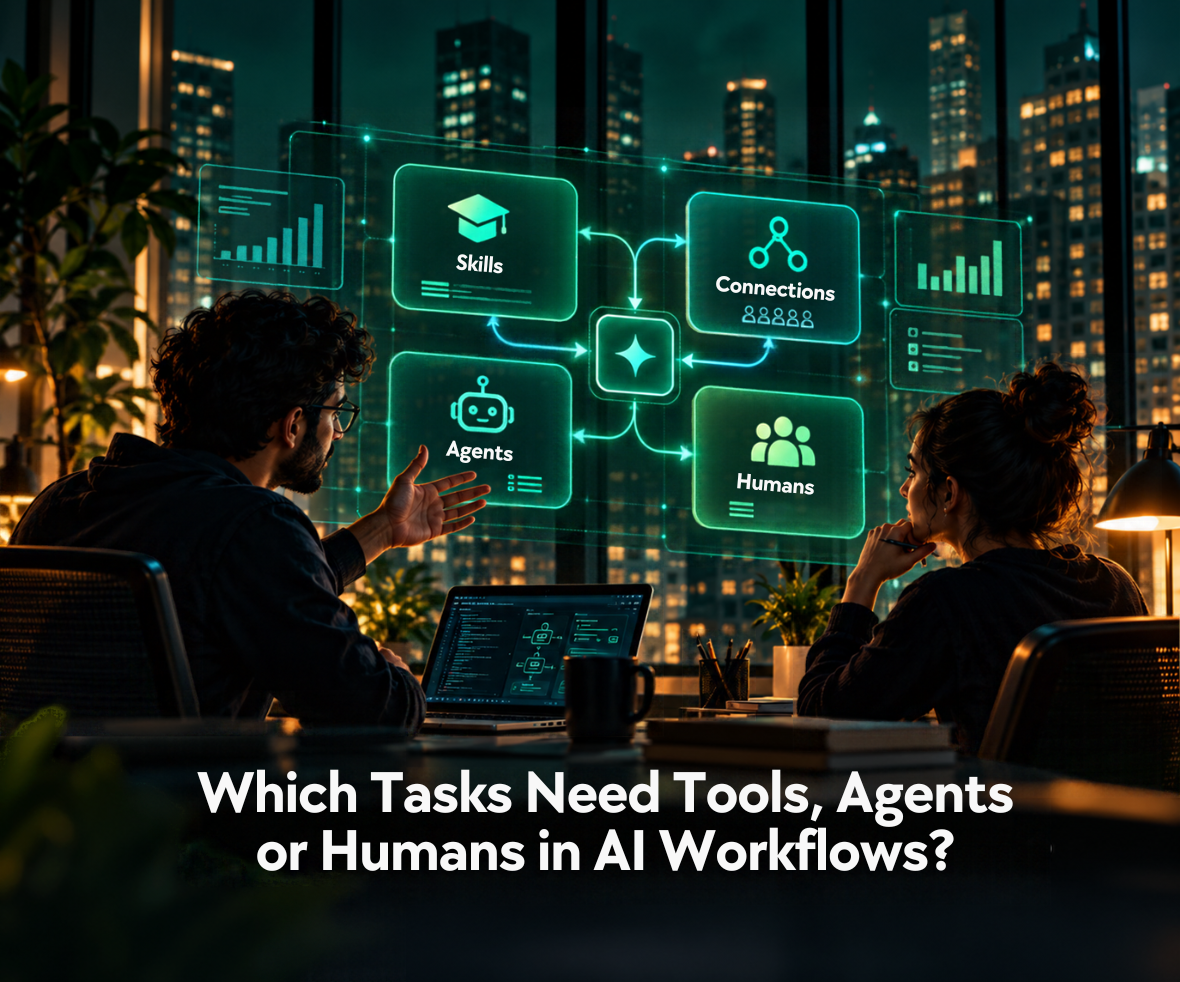 Which Tasks Need Tools, Agents or Humans in AI Workflows